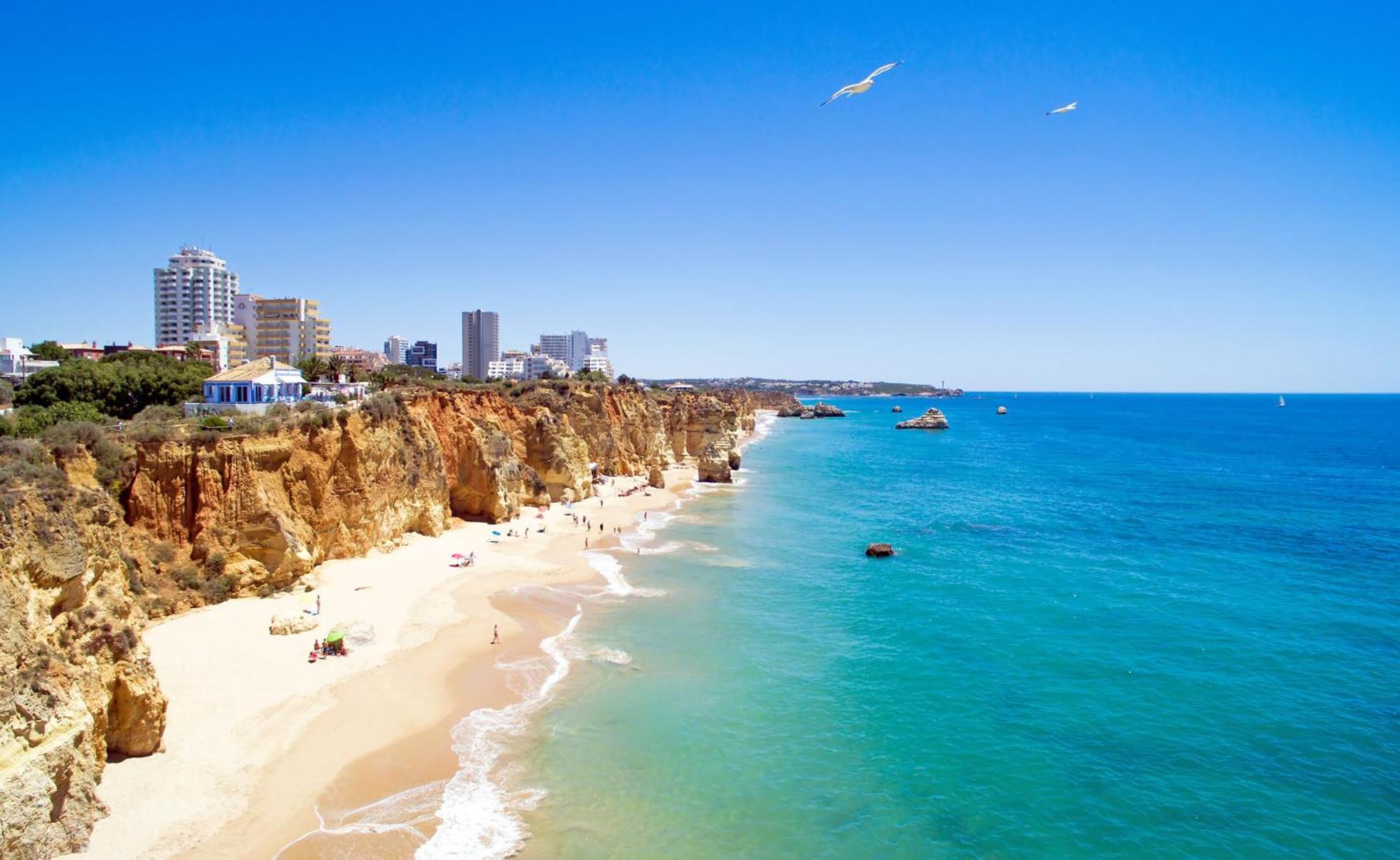 Apartemen 70 m² dengan 2 kamar tidur dan 2 kamar mandi pribadi di Praia do Vau Portimao Bagian luar foto